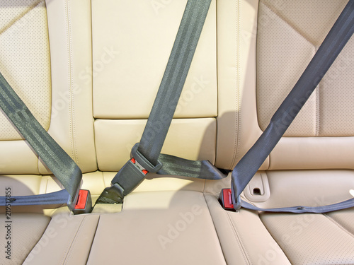 Canvas Print fasten seat belts in the car