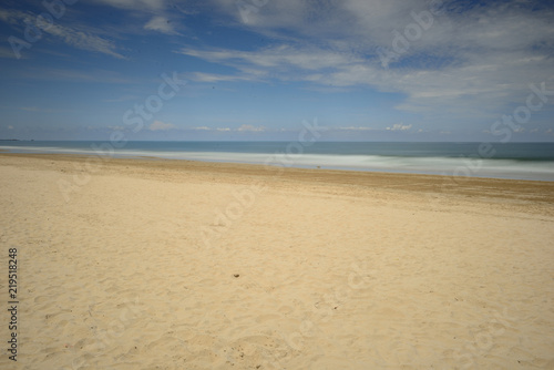 Daytime sandy beach