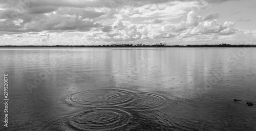 A summer shower at Lough Ennell, County Westmeath