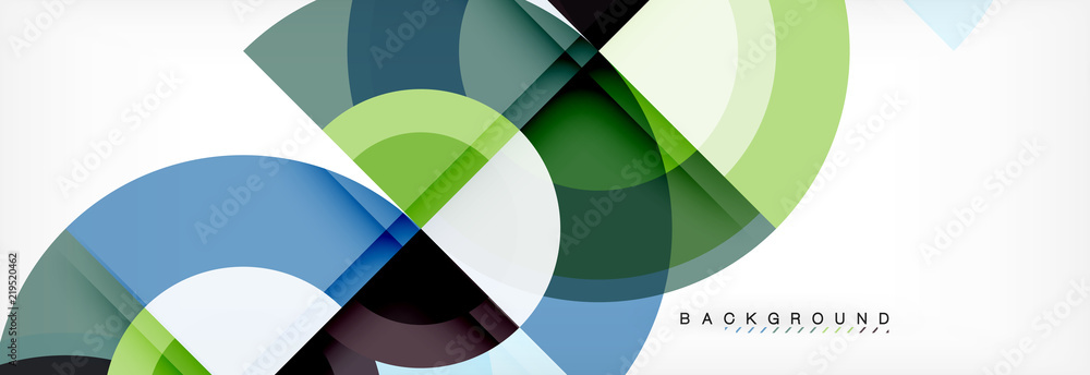 Vector circular geometric abstract background Vector circular geometric abstract background