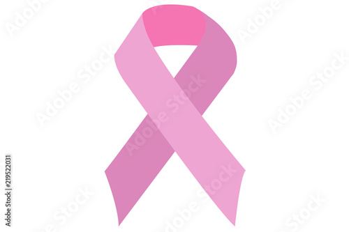 Lazo rosa contra el cáncer de mama.
