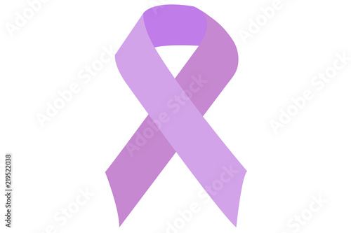 Lazo morado del feminismo.