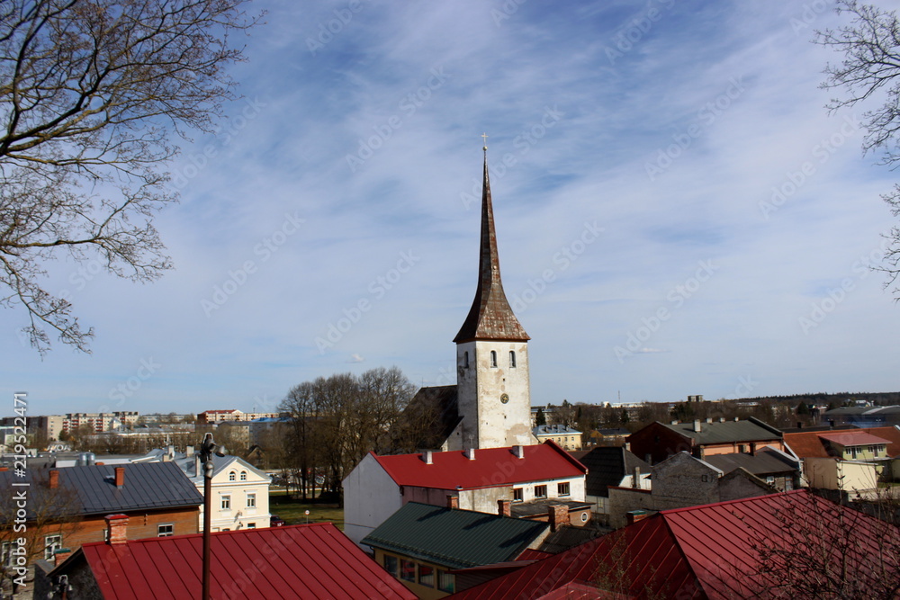 church in Rakvere, estonia