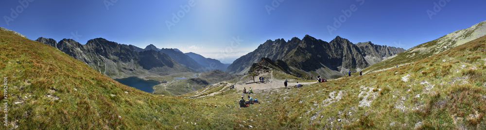 Fototapeta premium Koprowa Przełęcz Wyżnia - Panorama