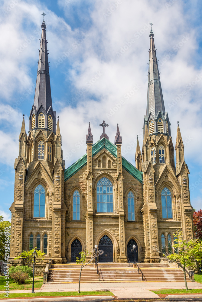 View at the Basilica of Saint Dunstant in Charlottetown - Canada
