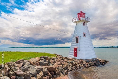 Fényképezés Lighthouse near Brighton beach in Charlottetown - Canada