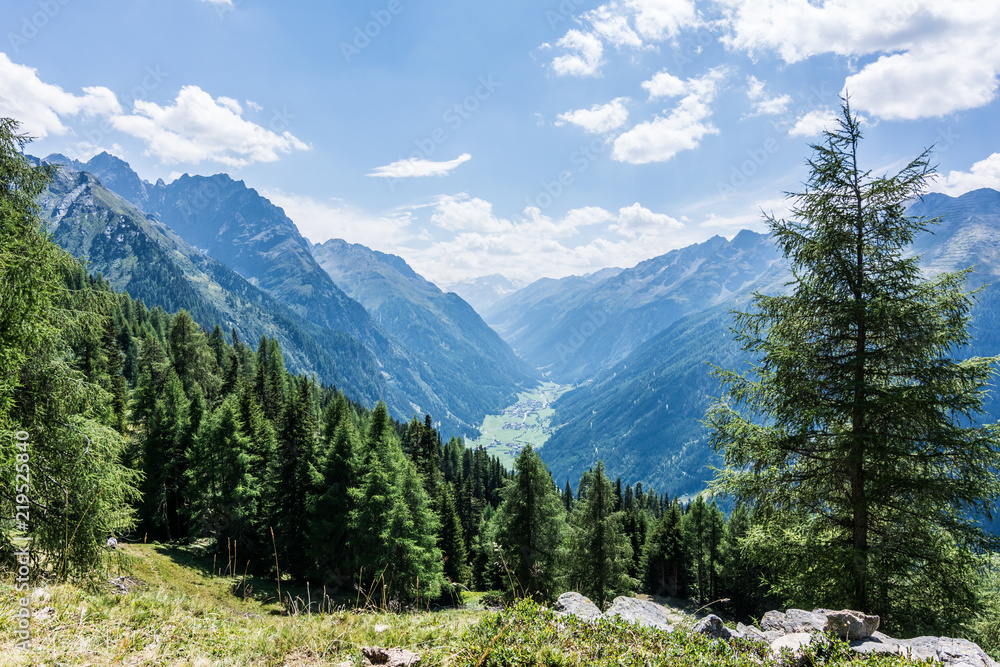 Kaunertal in Tyrol in Austria