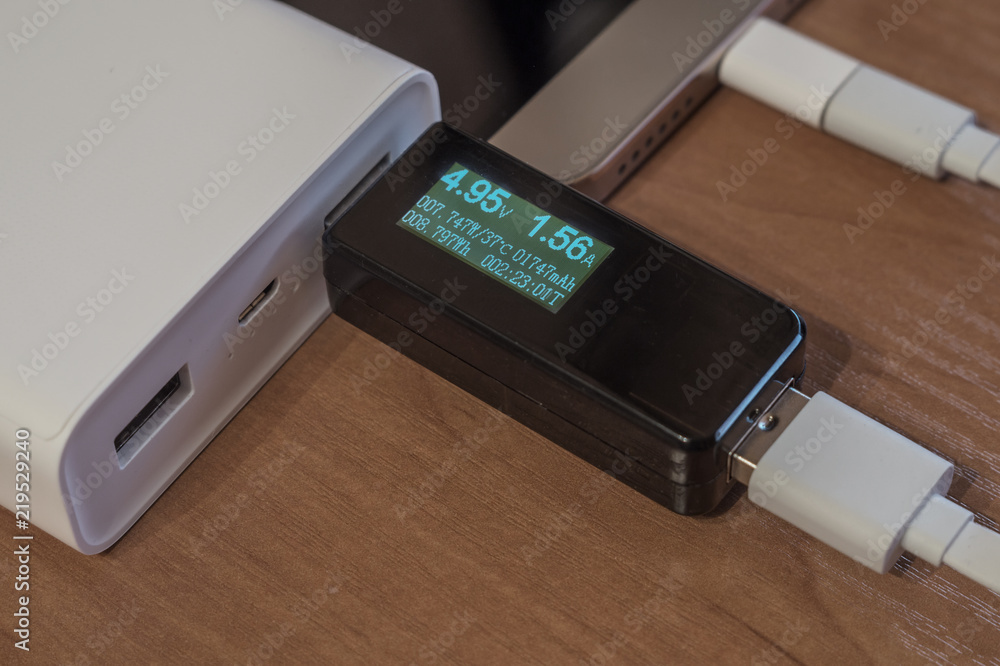 smartphone and power bank smartphone and power bank
