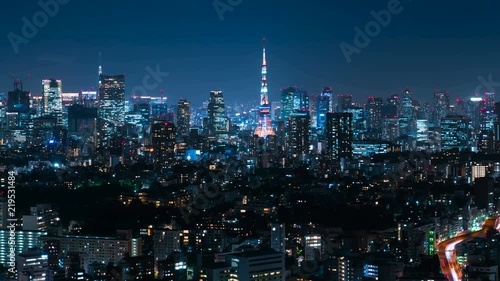 Wallpaper Mural 東京夜景・タイムラプス Torontodigital.ca