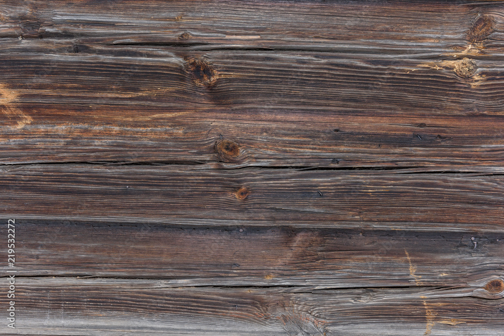 Naklejka premium wall of an old wooden house