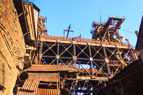 The abandoned metallurgical plant