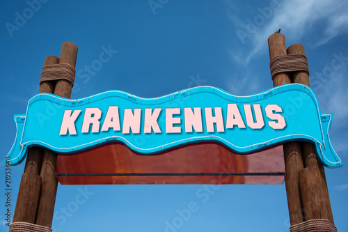 Schild 332 - Krankenhaus photo