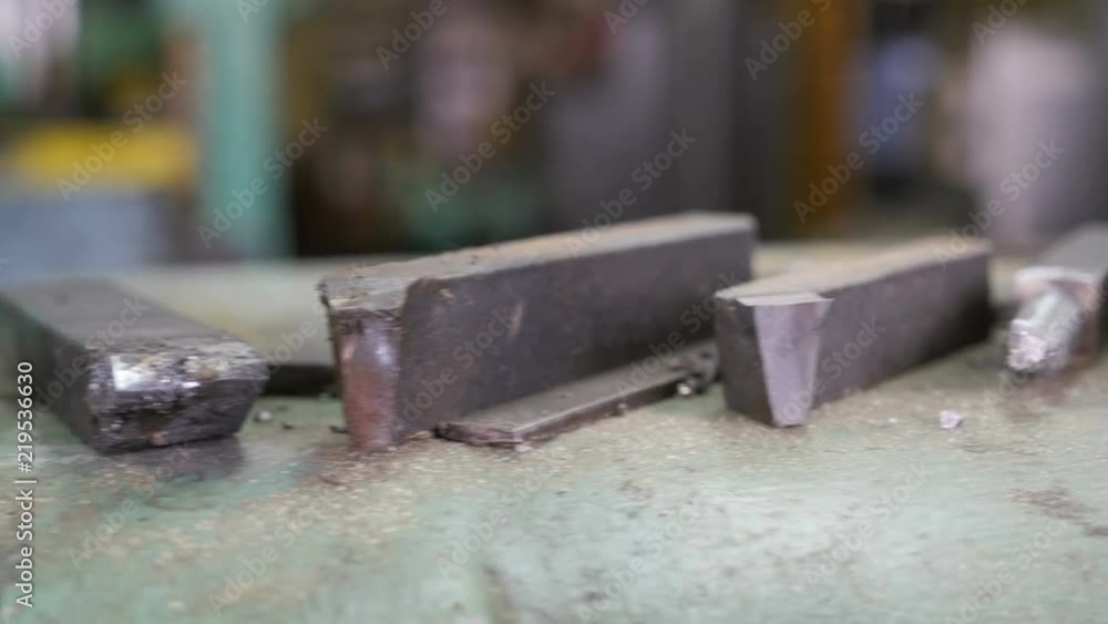The slider shot of old style cutting tools for metal processing
The slider shot of old style cutting tools for metal processing