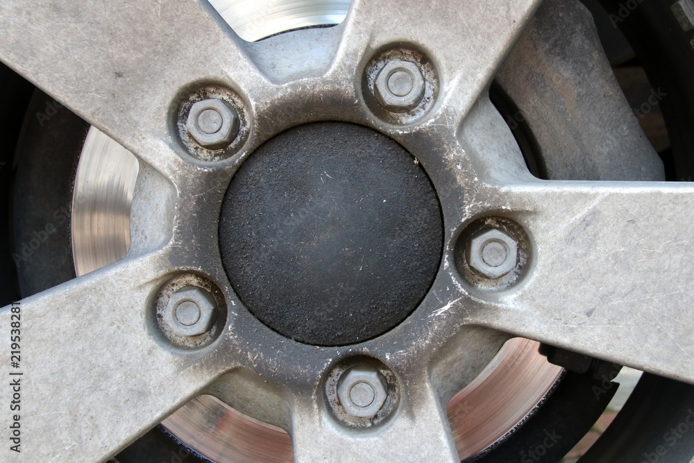 Leaking front wheel bearing of a modern crossover Leaking front wheel bearing of a modern crossover