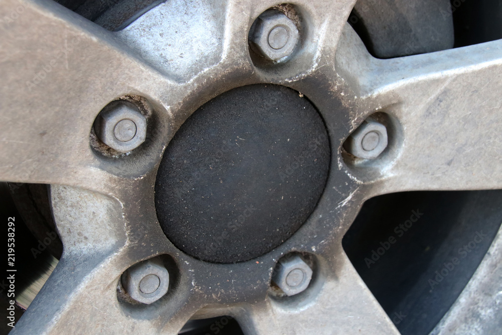 Leaking front wheel bearing of a modern crossover Leaking front wheel bearing of a modern crossover