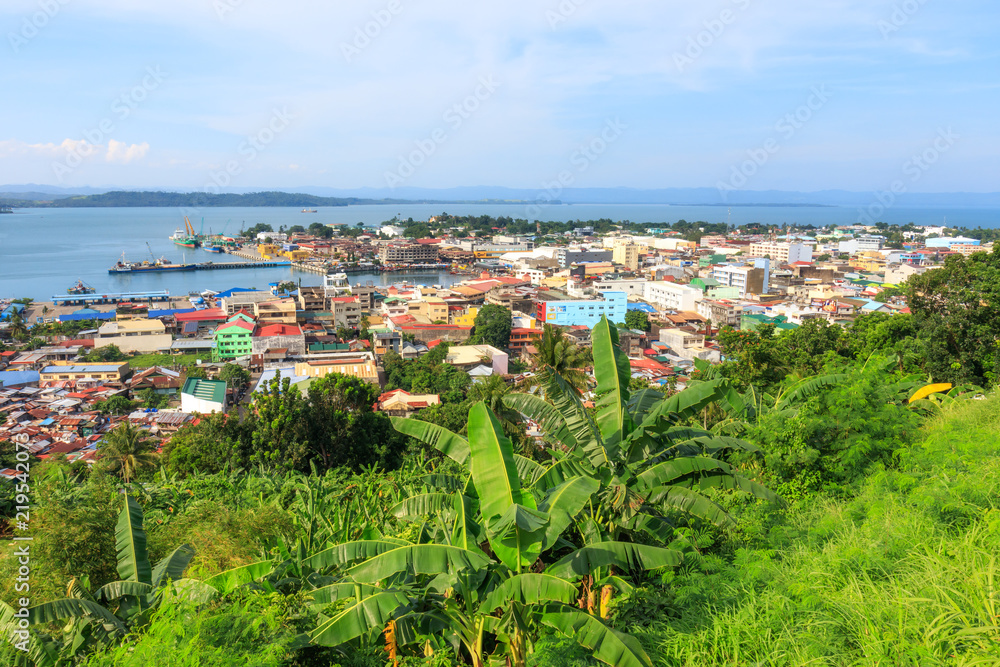 Tacloban City, Leyte, Philippines - June 13, 2018: View On Tacloban City From Calvary Hill