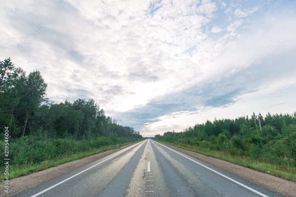 Naklejka premium Asphalt road