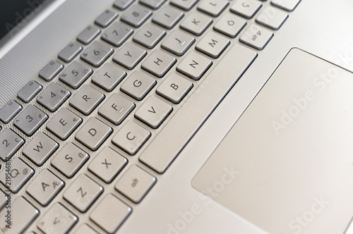 Gray Laptop Keyboard