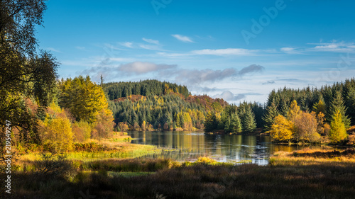 Trossachs National Park in Autumn photo