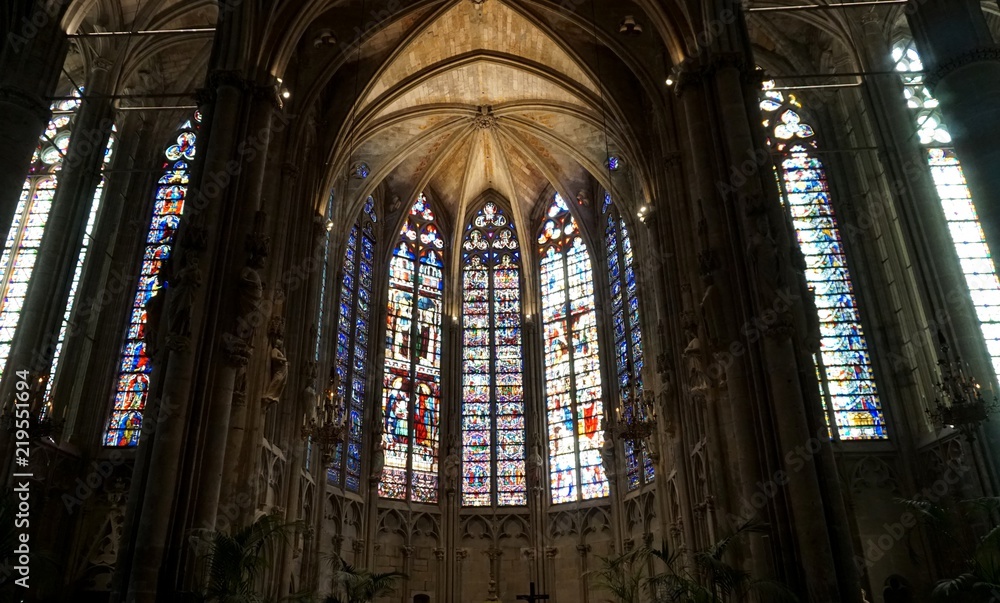 Cristalera Basílica de San Nazario (Saint-Nazaire), Carcassonne