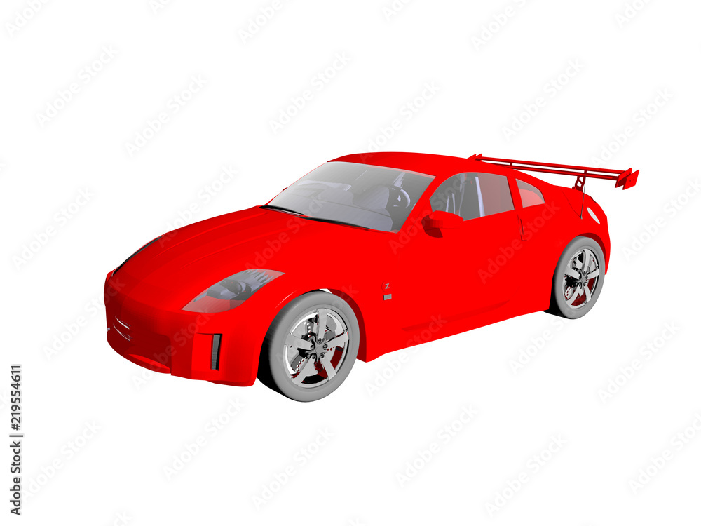 Roter Sportwagen