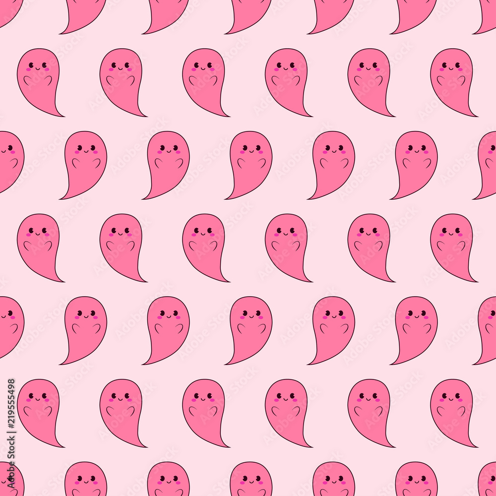 pattern with ghosts pattern with ghosts