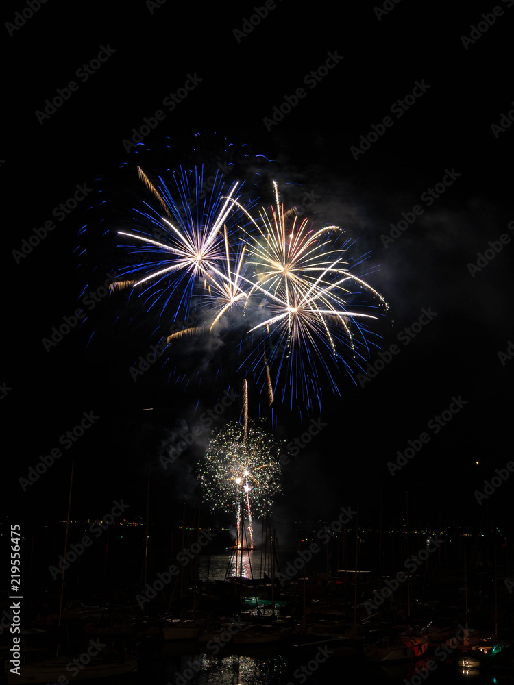 Feu d'artifice à Thonon Les Bains_2018