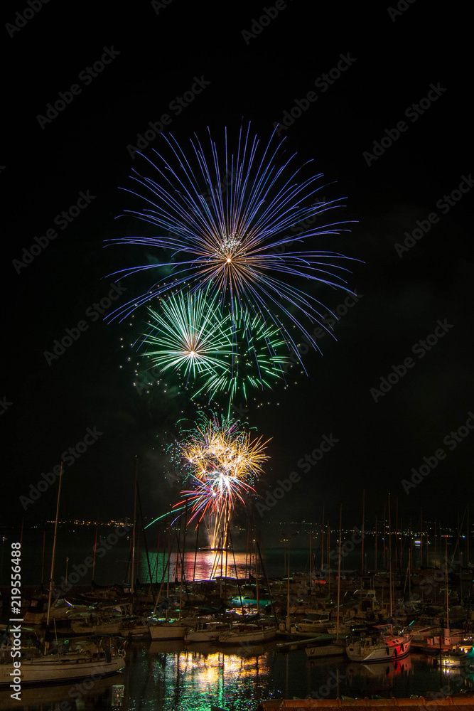 Feu d'artifice à Thonon Les Bains_2018