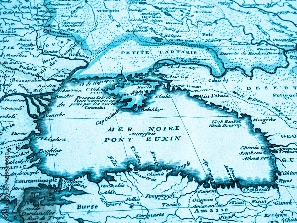 古地図 黒海周辺地域
古地図 黒海周辺地域
