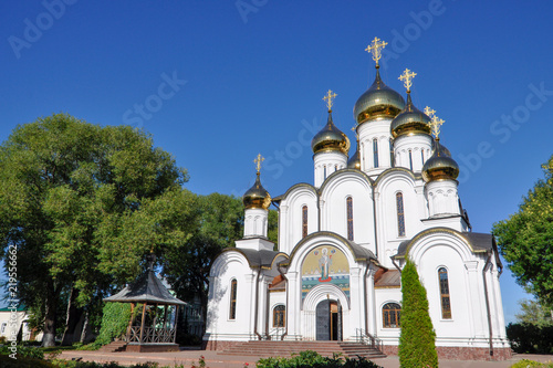 St. Nicholas Cathedral of St. Nicholas monastery in Pereslavl-Zaleskiy. Golden ring of Russia.