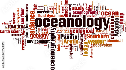 Oceanology word cloud