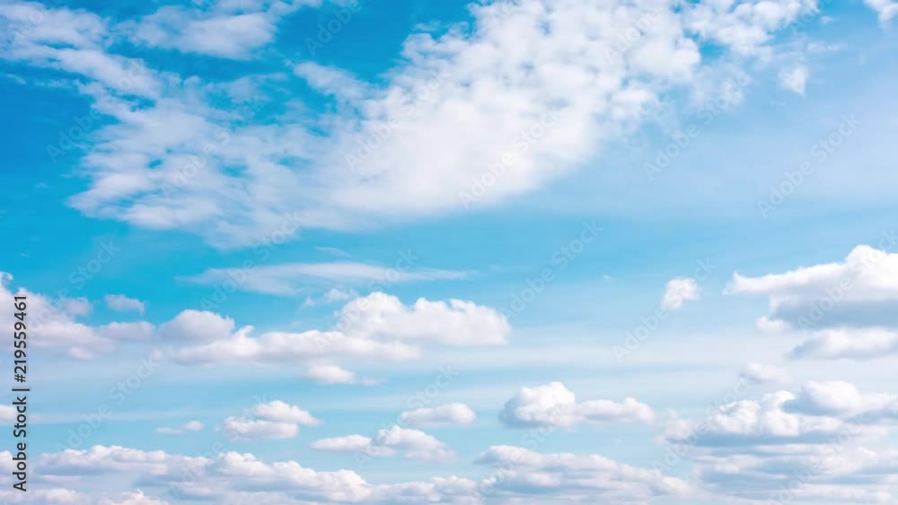 Timelapse Blue Sky & White Clouds Timelapse Blue Sky & White Clouds