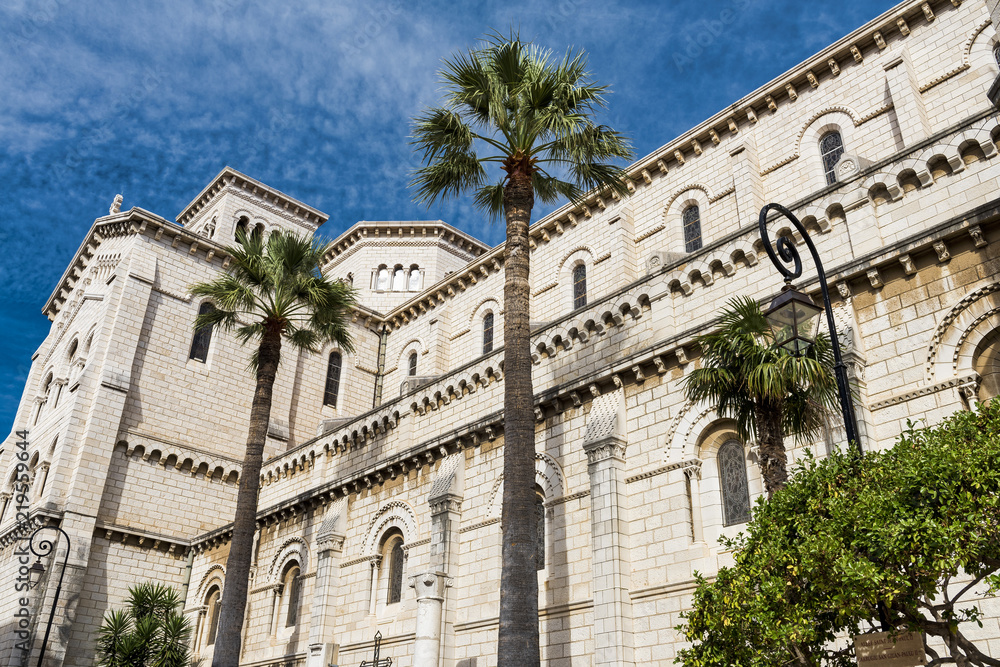 St Nicholas Cathedral in Monaco, also known as the the cathedral of our Lady of the Immaculate Conception. Many famous people are buried in side including Grace Kelly and Rainier III