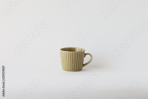 Japanese Colorful Pottery - Cup (Ocher)