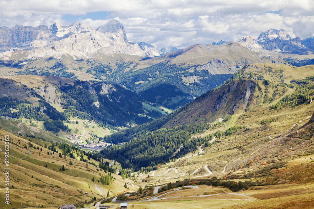 Dolomites mountains landscape