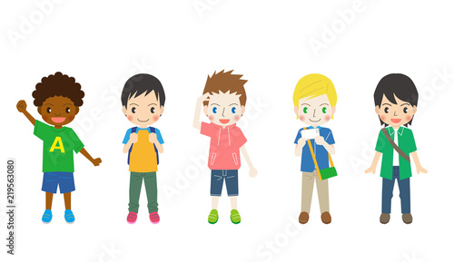 外国人観光客　男の子