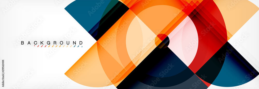 Vector circular geometric abstract background Vector circular geometric abstract background