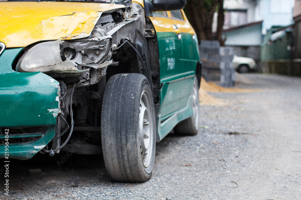 Fototapeta premium Car accident