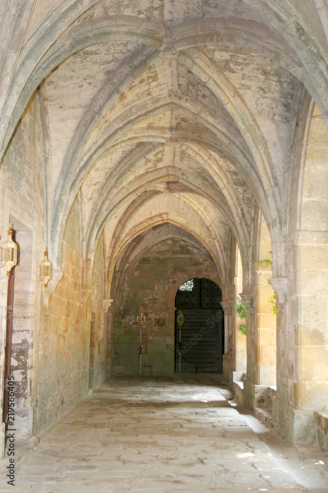 06/15/2018 Fontfroide France.Fontfroide Cistercian abbey in south of France