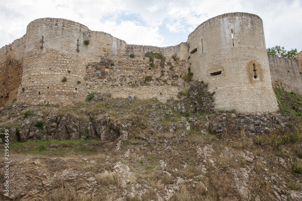 06/15/2018 Falaise France. Old medieval castle of Guillaume le conquerant in Falaise France 06/15/2018 Falaise France. Old medieval castle of Guillaume le conquerant in Falaise France