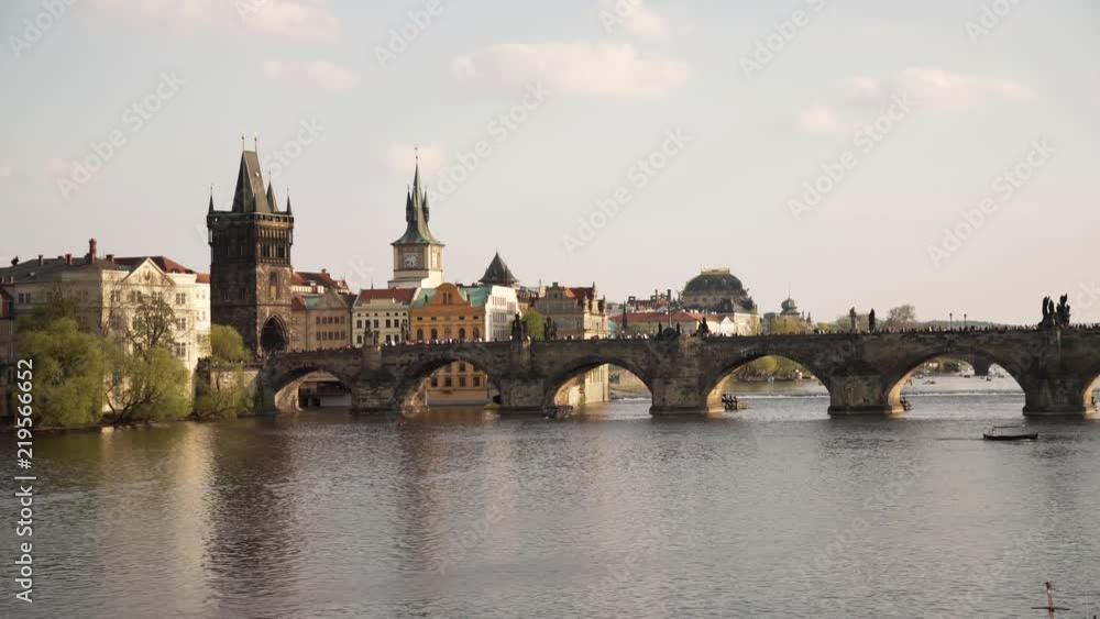 Prague with the Charles Bridge, Czech Republic Prague with the Charles Bridge, Czech Republic