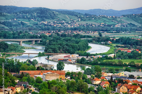 Cityscape of Maribor Slovenia
