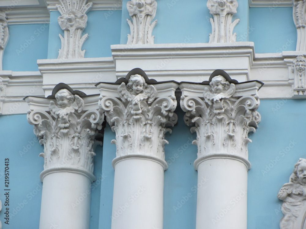 Naklejka premium Detail of a beautiful old building, interesting place