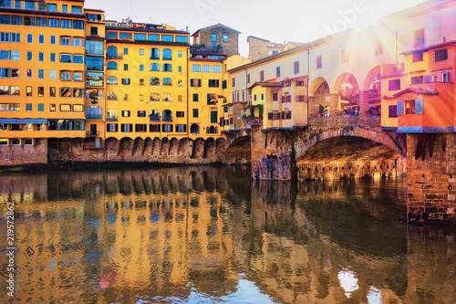 Ponte Vecchio bridge in Florence photo