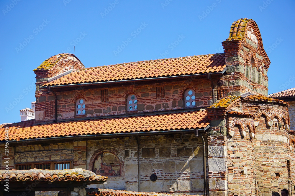Old temple in Nessebar, Bulgaria, world heritage of UNESCO