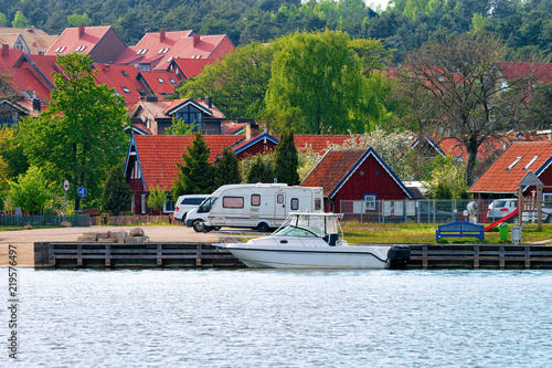Fotografi Nida resort town Lithuania Curonian Spit and Baltic Sea