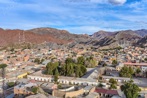 Panoramic views from over the city of Tupiza, Bolivia photo