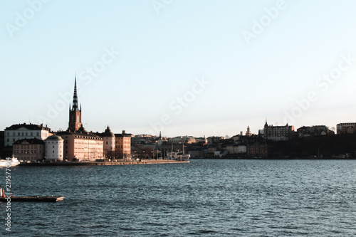 Fluss in Stockholm