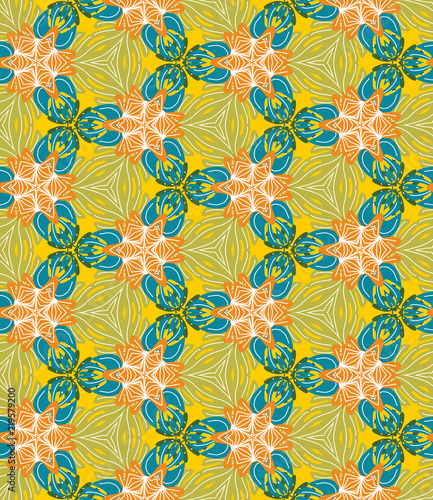 Seamless pattern with flora...