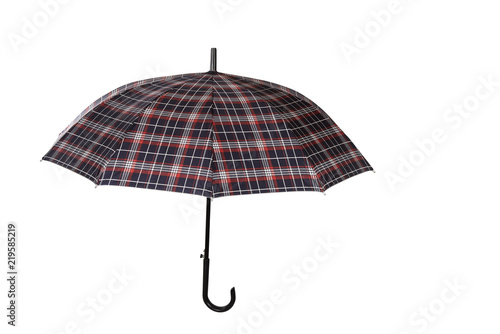 Open colorful umbrella on the white background